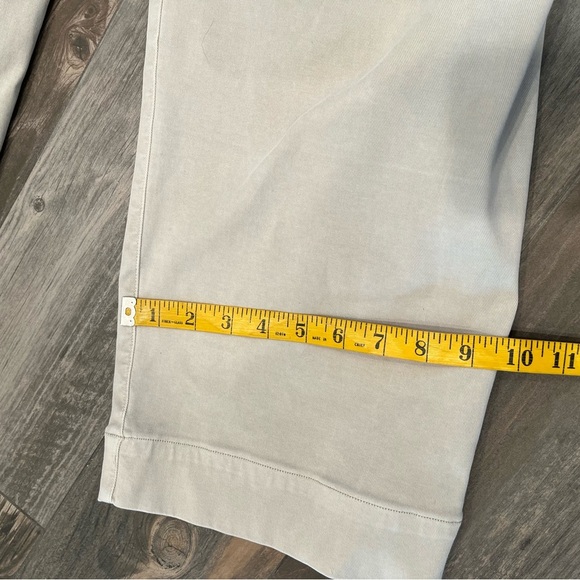 Spanx Stretch Twill Cropped Straight Wide Leg Pants Tan Medium - Picture 11 of 11